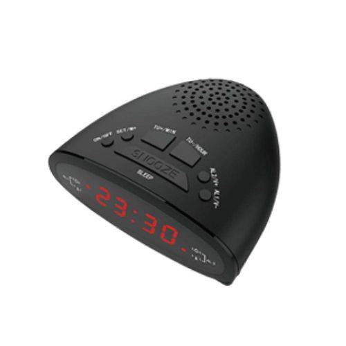 Tamanhos, Medidas e Dimensões do produto Rádio Relógio Fm com Display Alarme Duplo Despertador Le-611