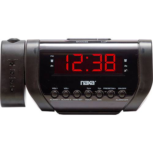 Tamanhos, Medidas e Dimensões do produto Rádio Relógio Naxa Mod NRC-167 USB Preto