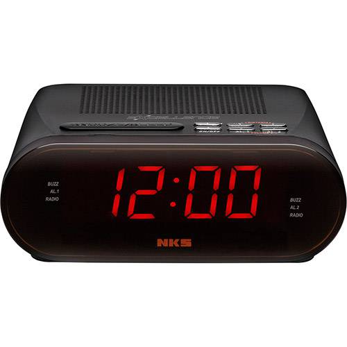Tamanhos, Medidas e Dimensões do produto Rádio Relógio NKS Excellence com Despertador AM/FM - GL 327