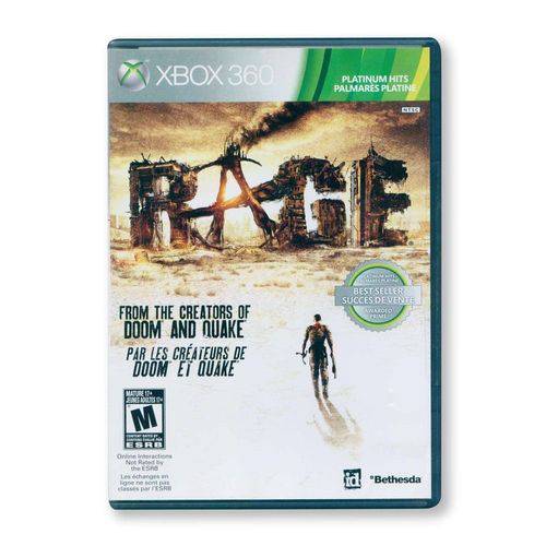Tamanhos, Medidas e Dimensões do produto Rage Platinum Hits - Xbox 360