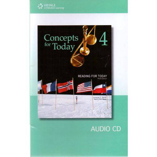 Tamanhos, Medidas e Dimensões do produto Reading For Today 4 - Concepts For Today - Audio CD