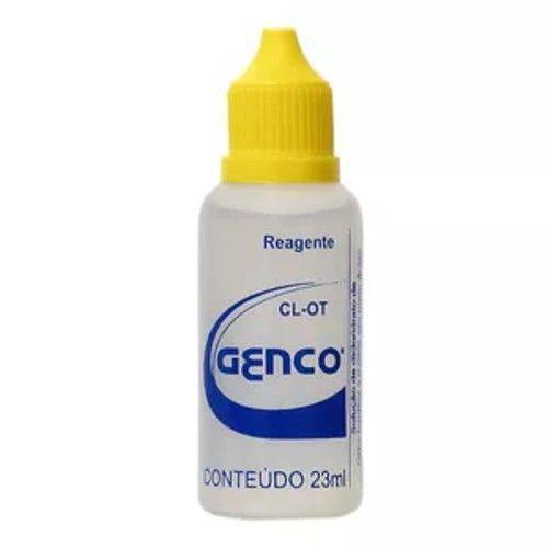 Tamanhos, Medidas e Dimensões do produto Reagente Reposição Cl-ot Genco 23ml - Genco