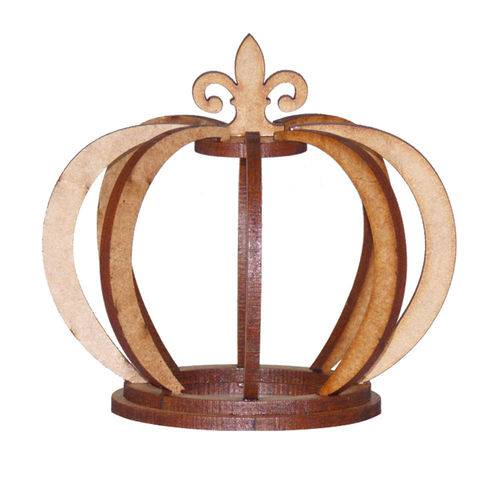 Tamanhos, Medidas e Dimensões do produto Recorte Decorativo Mini Coroa Clb - H007