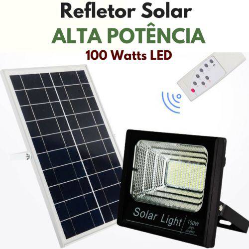 Tamanhos, Medidas e Dimensões do produto Refletor Solar Ecosoli 100 Watts