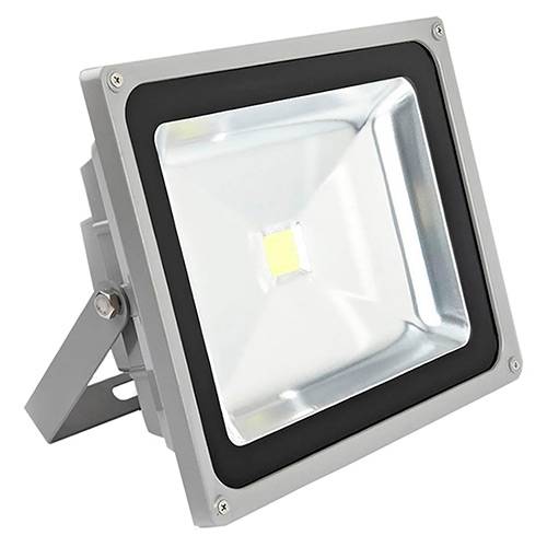 Tamanhos, Medidas e Dimensões do produto Refletor Super LED Branco Frio 20w/100 com Controle RF - Vetti