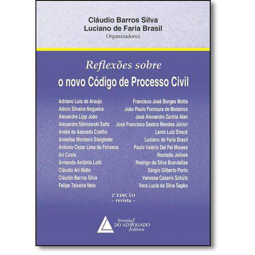 Tamanhos, Medidas e Dimensões do produto Reflexoes Sobre o Novo Codigo de Processo Civil 01