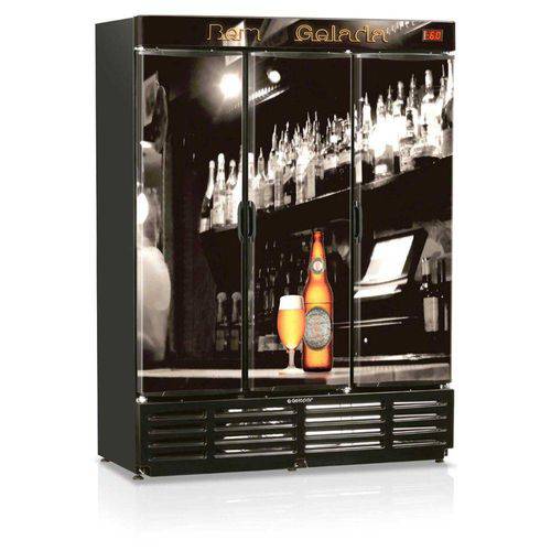 Tamanhos, Medidas e Dimensões do produto Refrigerador Cervejeira 1180 Litros 3 Portas Preto Grba 1180b Gelopar