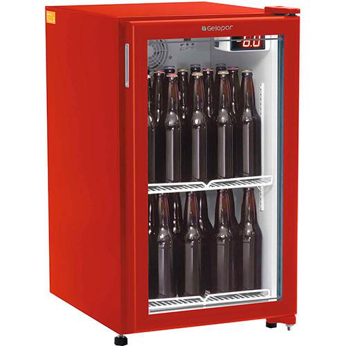 Tamanhos, Medidas e Dimensões do produto Refrigerador para Bebidas Cervejeira Gelopar GRBA-120PVM - Porta de Vidro / Laterais Vermelhas - 112 L - 110V
