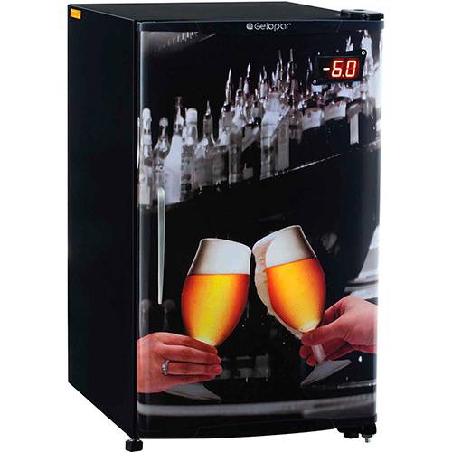 Tamanhos, Medidas e Dimensões do produto Refrigerador para Bebidas Gelopar Cervejeira GRBA-120B 112l Preto/Adesivado