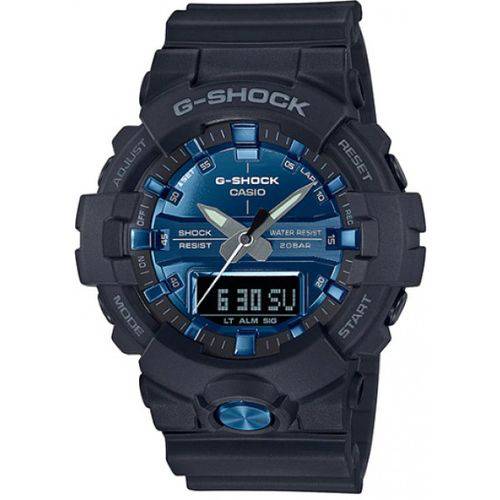 Tamanhos, Medidas e Dimensões do produto Relógio Casio G-shock Anadigi Fundo Azul Ga-810mmb-1a2dr