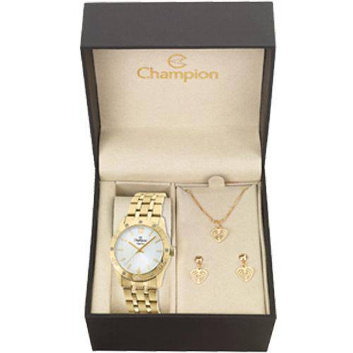 Tamanhos, Medidas e Dimensões do produto Relógio Champion Elegance Analógico Feminino CN27349W + Folheado 18K