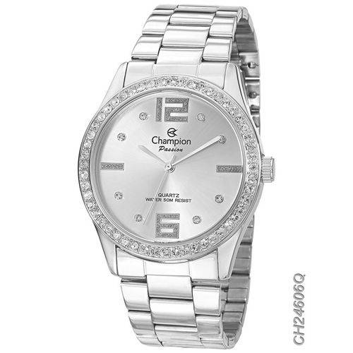 Tamanhos, Medidas e Dimensões do produto Relógio Champion Feminino Prata Ch24606q