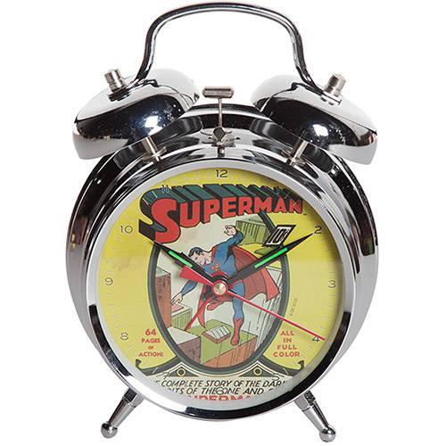 Tamanhos, Medidas e Dimensões do produto Relógio de Mesa DC Comics Superman Cover