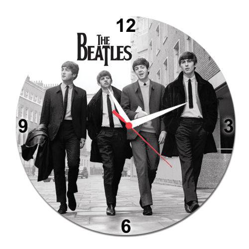 Tamanhos, Medidas e Dimensões do produto Relogio de Parede Decorativo - Beatles Preto e Branco