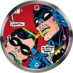 Tamanhos, Medidas e Dimensões do produto Relógio de Parede Metal DC Batman e Robin Looking Up Colorido