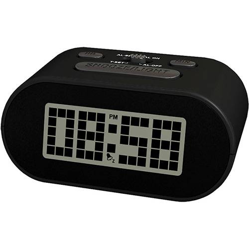 Tamanhos, Medidas e Dimensões do produto Relógio Despertador Incasa LE0004 LCD