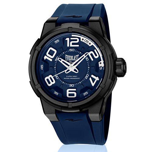 Tamanhos, Medidas e Dimensões do produto Relógio Everlast Masculino Torque E692 Caixa ABS e Pulseira Silicone Azul
