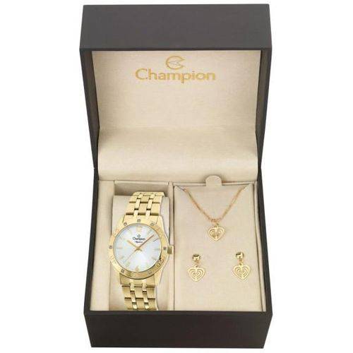 Tamanhos, Medidas e Dimensões do produto Relógio Feminino Champion Elegance Kit Cn27349w