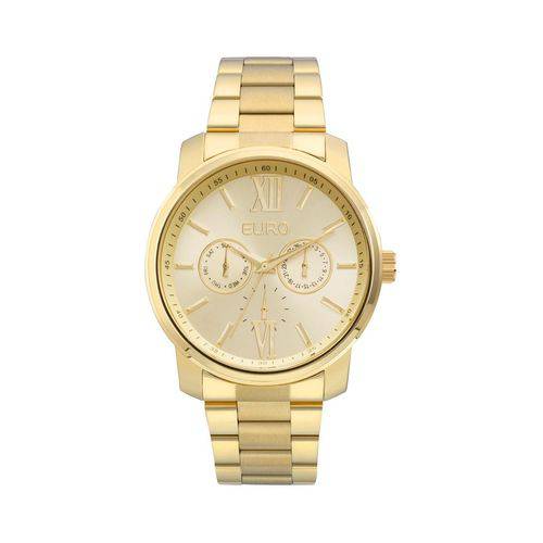 Tamanhos, Medidas e Dimensões do produto Relógio Feminino Euro Metallics Eu6p29agu/4d 43mm Aço Dourado