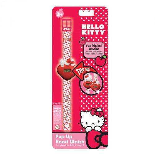 Tamanhos, Medidas e Dimensões do produto Relógio Hello Kitty Coração - Intek