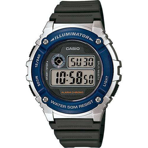 Tamanhos, Medidas e Dimensões do produto Relógio Masculino Casio Digital W-216H-2AVDF