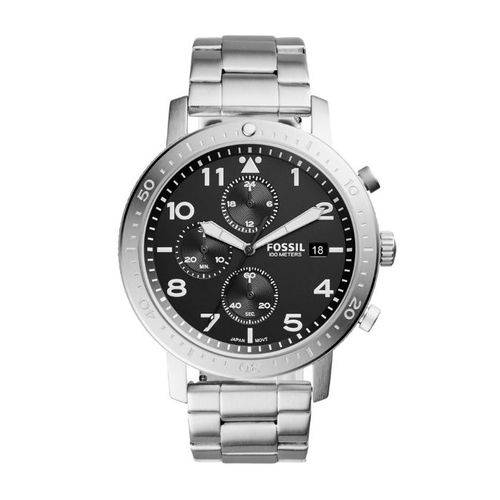 Tamanhos, Medidas e Dimensões do produto Relógio Masculino Fossil Ch3082/1pn 46mm Pulseira Aço Prata