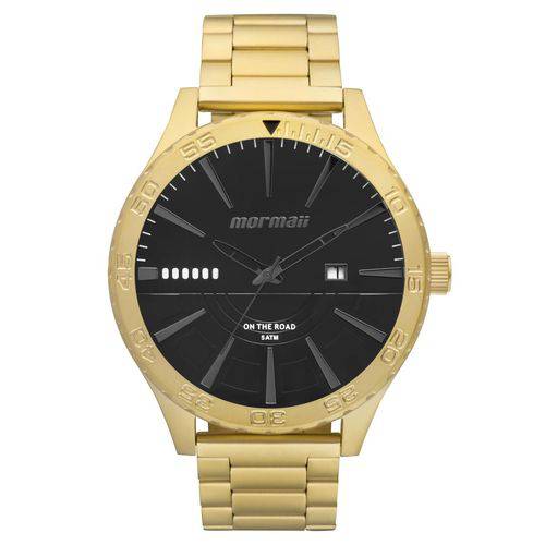 Tamanhos, Medidas e Dimensões do produto Relógio Masculino Mormaii MO2115AY/4P Pulseira Aço Dourada