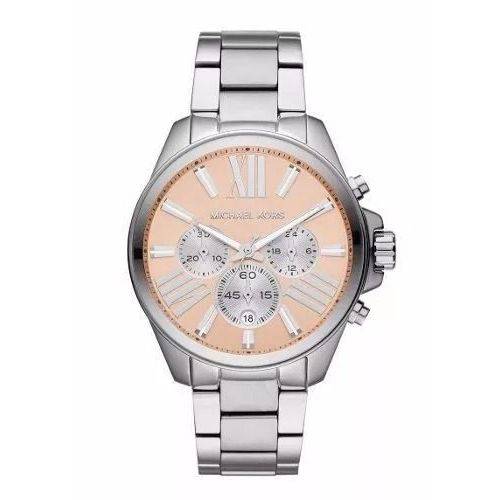 Tamanhos, Medidas e Dimensões do produto Relógio Michael Kors Mk5837 Aço Inoxidável Pessego Wren 43mm Oferta