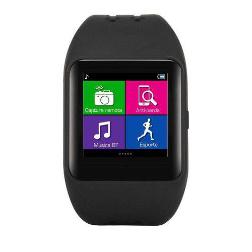 Tamanhos, Medidas e Dimensões do produto Relógio Smartwatch SW1 Bluetooth Multilaser - P9024