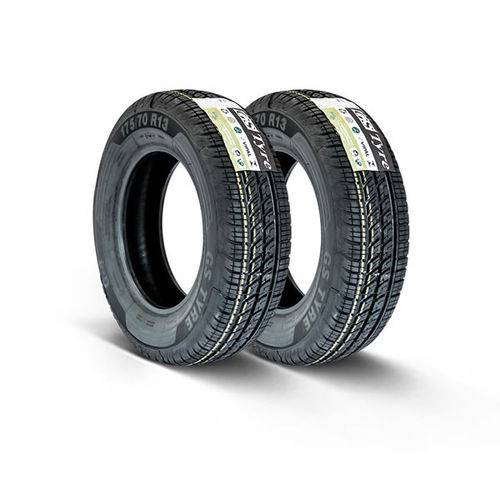 Tamanhos, Medidas e Dimensões do produto REMOLD: Kit Pneu Aro 13 Tyre Eco 175/70R13 Remold 2 Unidades