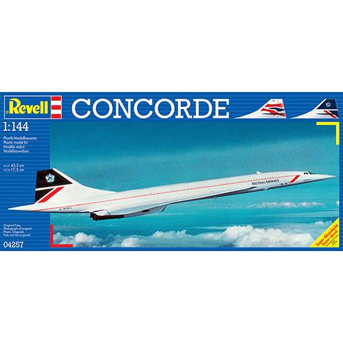 Tamanhos, Medidas e Dimensões do produto Réplica Concorde - Revell