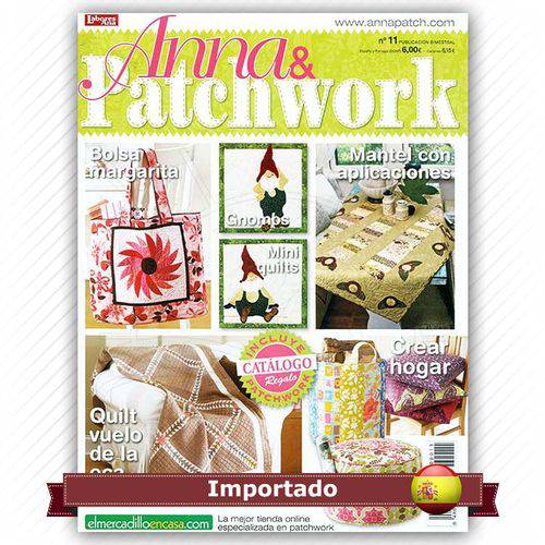 Tamanhos, Medidas e Dimensões do produto Revista Anna Patchwork Nº 11