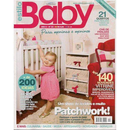 Tamanhos, Medidas e Dimensões do produto Revista Estilo Baby Ed. Minuano Nº22