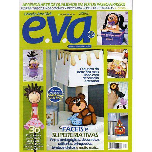 Tamanhos, Medidas e Dimensões do produto Revista Eva Ed. Minuano Nº34