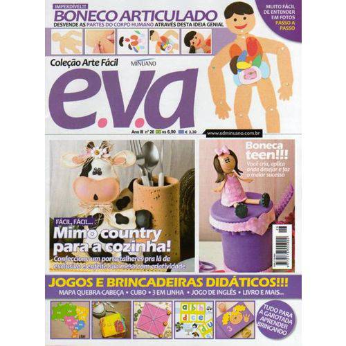 Tamanhos, Medidas e Dimensões do produto Revista Eva Ed. Minuano Nº26