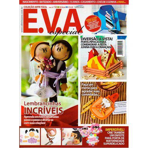 Tamanhos, Medidas e Dimensões do produto Revista Eva Especial Ed. Minuano Nº12