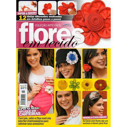 Tamanhos, Medidas e Dimensões do produto Revista Flores em Tecido Ed. Minuano Nº11