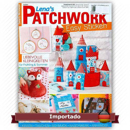 Tamanhos, Medidas e Dimensões do produto Revista Lena´S Patchwork Nº 34