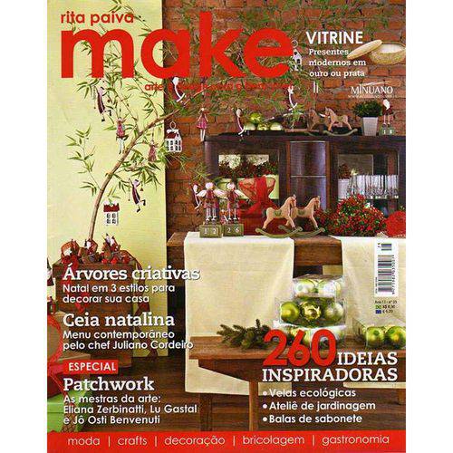 Tamanhos, Medidas e Dimensões do produto Revista Make Ed. Minuano Nº25