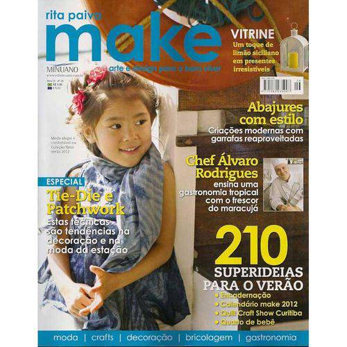 Tamanhos, Medidas e Dimensões do produto Revista Make Ed. Minuano Nº26