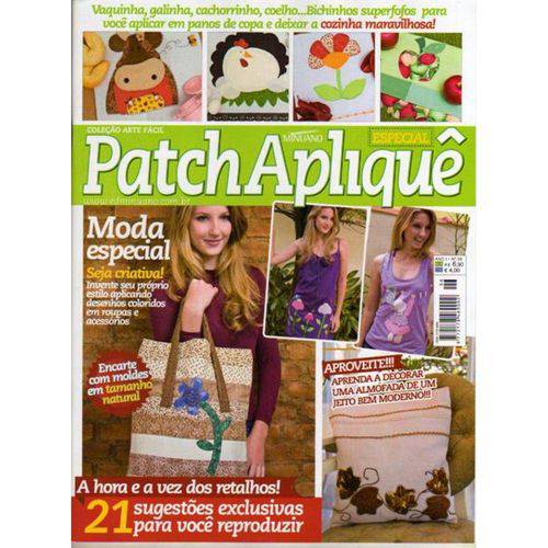 Tamanhos, Medidas e Dimensões do produto Revista Patch Apliquê Especial Ed. Minuano Nº06
