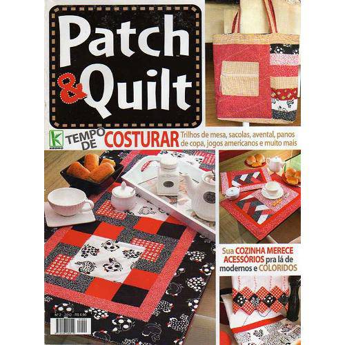 Tamanhos, Medidas e Dimensões do produto Revista Patch Quilt Ed. Kromo Nº02