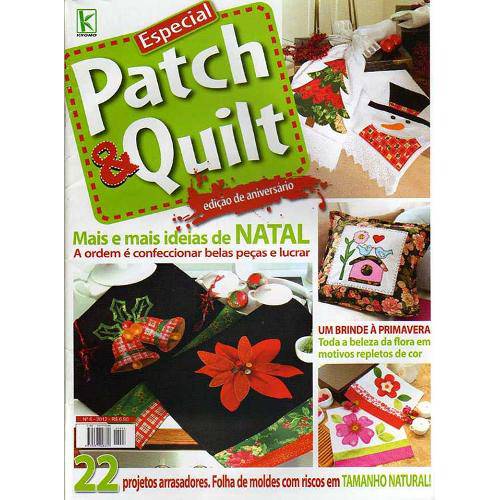 Tamanhos, Medidas e Dimensões do produto Revista Patch Quilt Especial Ed. Kromo Nº06