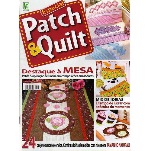 Tamanhos, Medidas e Dimensões do produto Revista Patch Quilt Especial Ed. Kromo Nº07