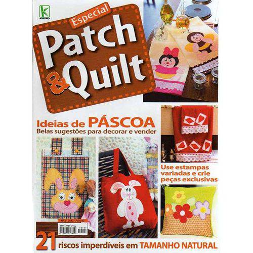 Tamanhos, Medidas e Dimensões do produto Revista Patch Quilt Especial Ed. Kromo Nº03