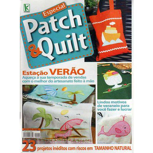 Tamanhos, Medidas e Dimensões do produto Revista Patch Quilt Especial Ed. Kromo Nº02