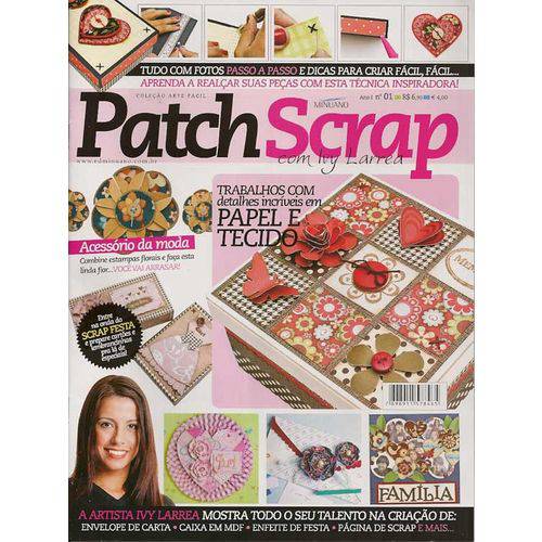 Tamanhos, Medidas e Dimensões do produto Revista Patch Scrap com Ivy Larrea Ed. Minuano Nº01
