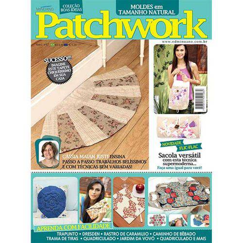 Tamanhos, Medidas e Dimensões do produto Revista Patchwork Ed. Minuano Nº07