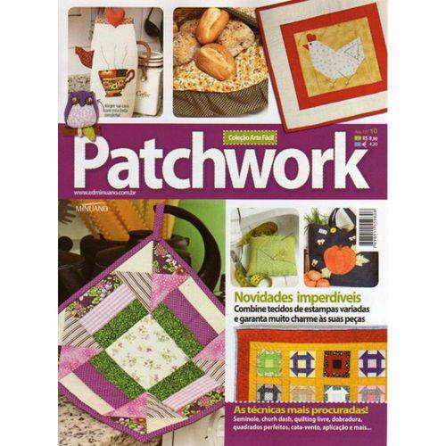 Tamanhos, Medidas e Dimensões do produto Revista Patchwork Ed. Minuano Nº10