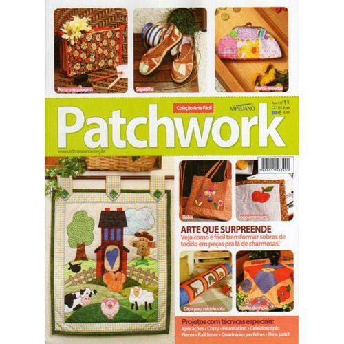 Tamanhos, Medidas e Dimensões do produto Revista Patchwork Ed. Minuano Nº11